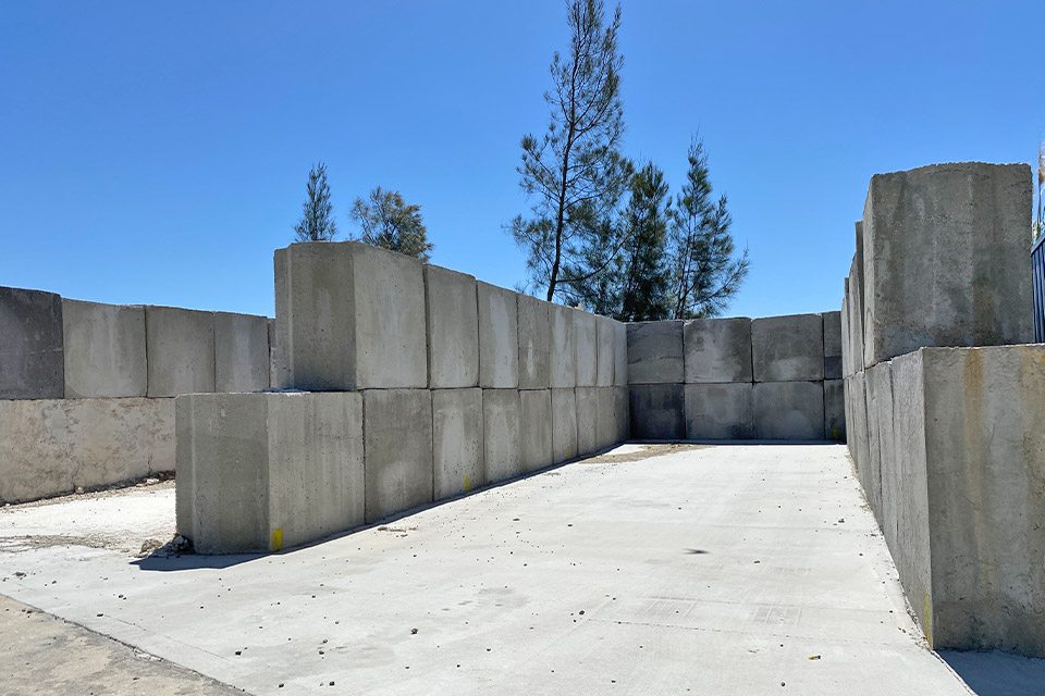 precast concrete block