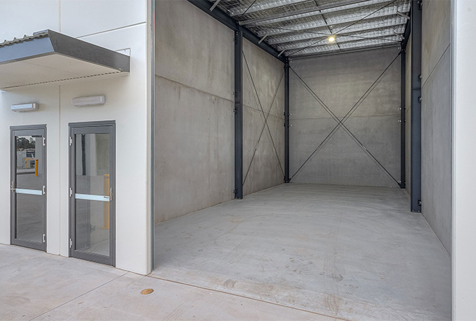Industrial building precast concrete panels